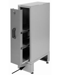 pedestal for built-in cupboard, silver / special height 95 cm 