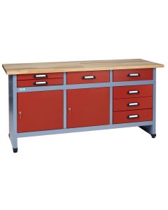 Küpper workbench 12270,  7 drawers, 2 doors