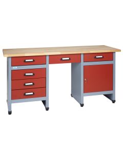 Küpper workbench 12570,  6 drawers, 1 door