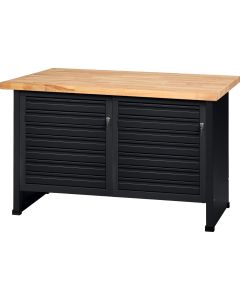 Küpper modular system workbench ( w. 128 cm), 14 drawers, model 17525