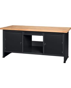 Küpper modular system workbench (w. 184 cm) 2 doors, 1 drawer, model 17540