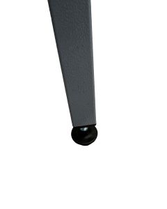 Height-adjustable foot cap with adjustable foot for workbench leg 941-8