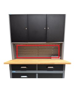 Perforated panel, such as Küpper-Mobility, 1.20 cm x height 38 cm, Model 946-8