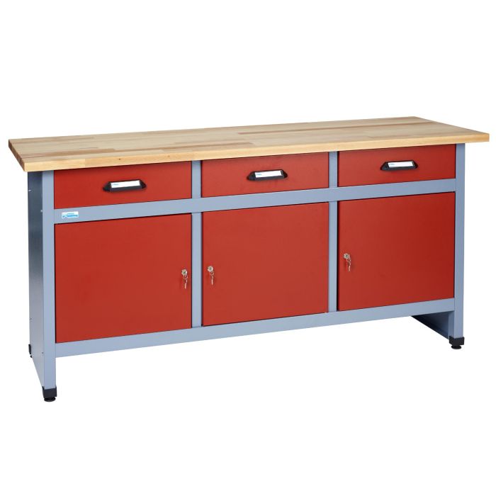 Küpper workbench 12150, 3 drawers, 3 doors